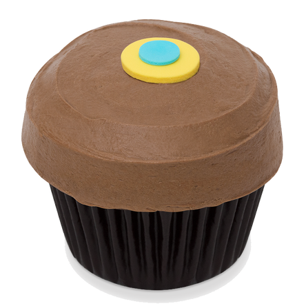 Sprinkles Banana Dark Chocolate Cupcake