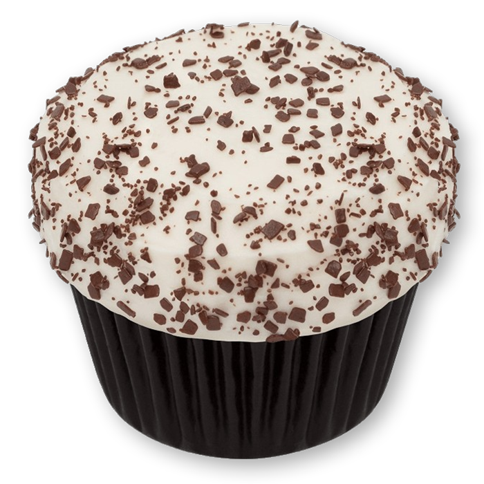 Sprinkles black & white cupcake.