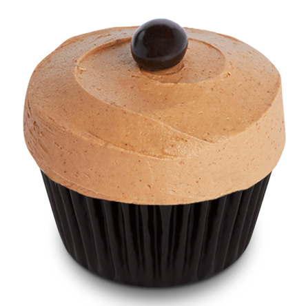 Vietnamese coffee cupcake with condensed milk buttercream filling and coffee frosting on top, perfect for coffee dessert lovers